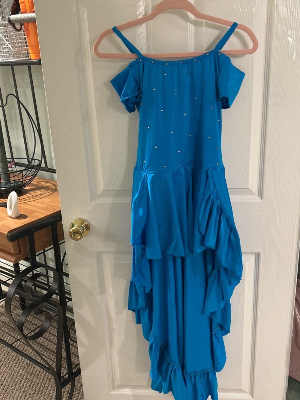 Blue dance costume